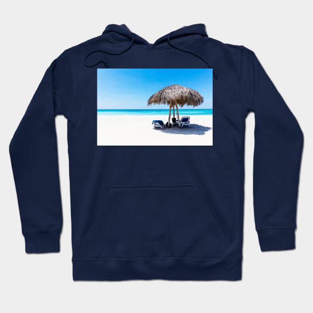 Paradise Beach, Varadero, Cuba Hoodie by tommysphotos